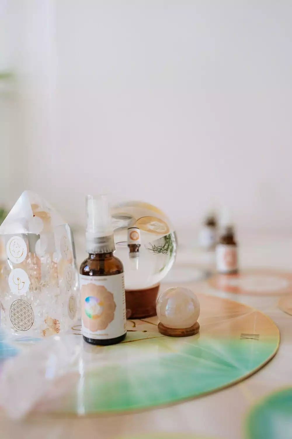 KIT MANDALAS DE ASCENSÃO - SPRAY ARCO-ÍRIS + CRISTAL - Imagem 3