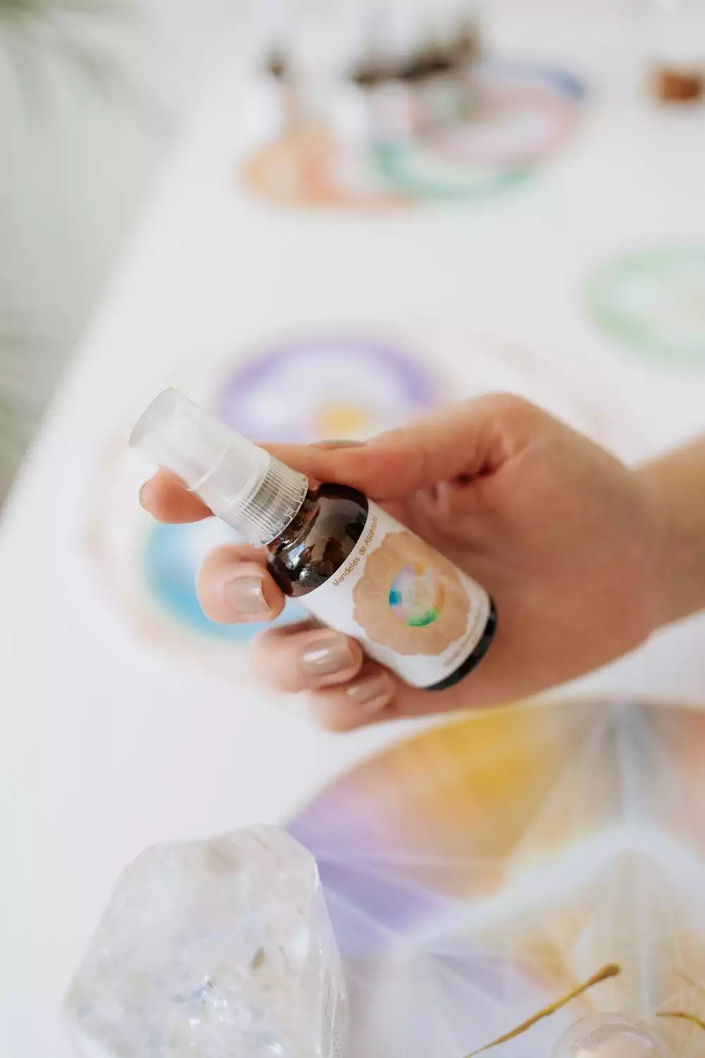 KIT MANDALAS DE ASCENSÃO - SPRAY ARCO-ÍRIS + CRISTAL - Imagem 5