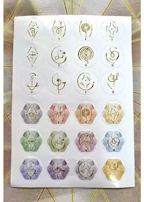 KIT MANDALAS DE ASCENSÃO - ADESIVOS